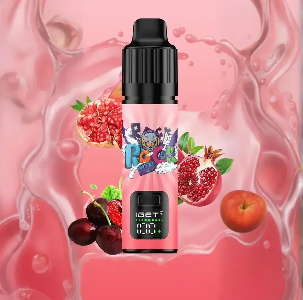 IGET BAR PLUS S3 10000 | Cherry Pomegranate Delight – 10,000 Puffs of Crisp Fruity Bliss