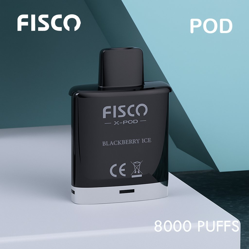 FISCO XPOD BLACKBERRY ICE – 8000 PUFFS (POD ONLY)